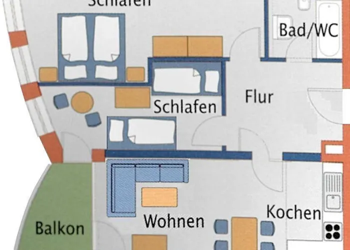 Strandhaus-nordseebrandung-fewo-d1-4 * Cuxhaven